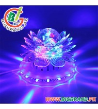Auto Rotating Crystal Magic Ball Sunflower Light Lamp 